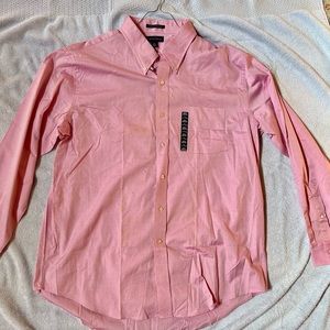 Lands End Pinpoint Oxford Men’s Button-Up Dress Shirt